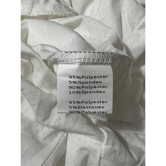 Kancy Kole Pleated Skort with Belt White Size Large - Picture 8 of 8